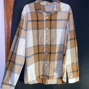 Mens light weight flannel
